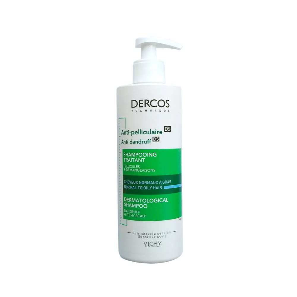 Dercos Shampoo Anticaspa Cabello Graso 390ML Capilar