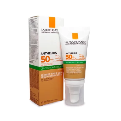 Anthelios Gel Crema Anti Brillo Toque Seco Sin Color 50ML Protector Solar