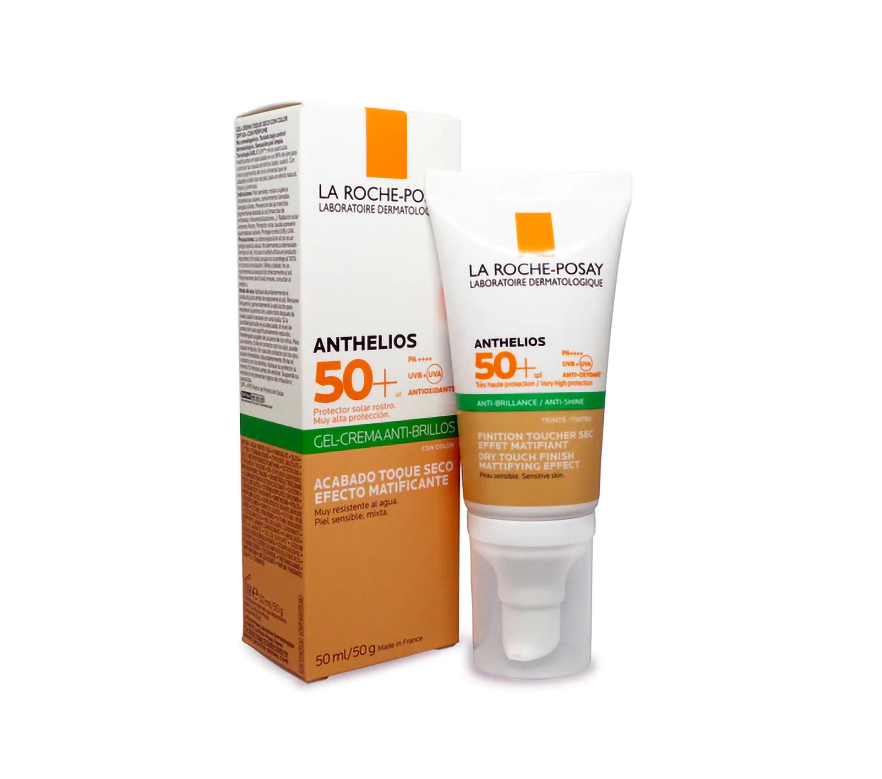 Anthelios Gel Crema Anti Brillo Toque Seco Sin Color 50ML Protector Solar