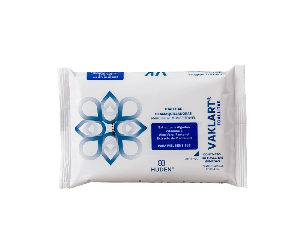 Vaklar Toallitas Desmaquilladoras X 30 Huden Corporal