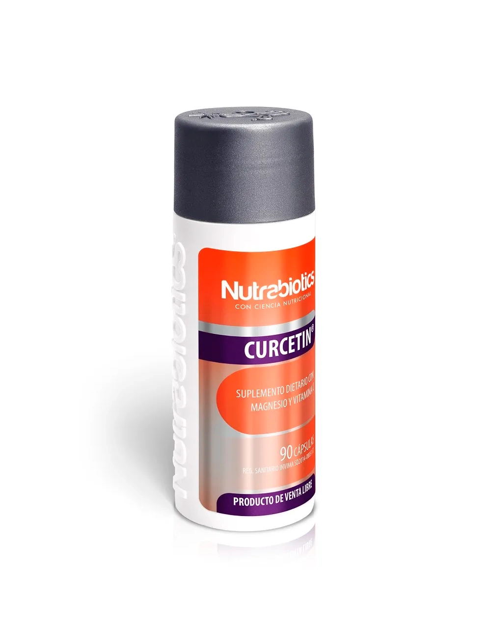 Curcetin Nutrabiotics 90 Cap Suplemento Dietario
