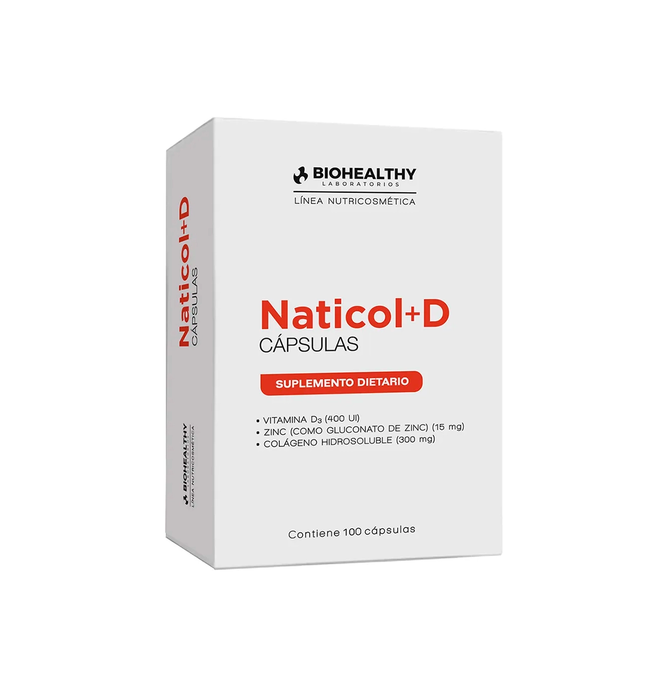Naticol +D 100 Cap Suplemento Dietario
